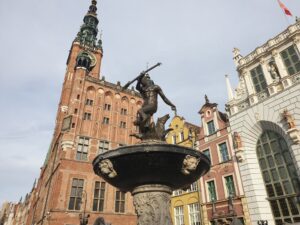 Neptune Fountain in Gdańsk 